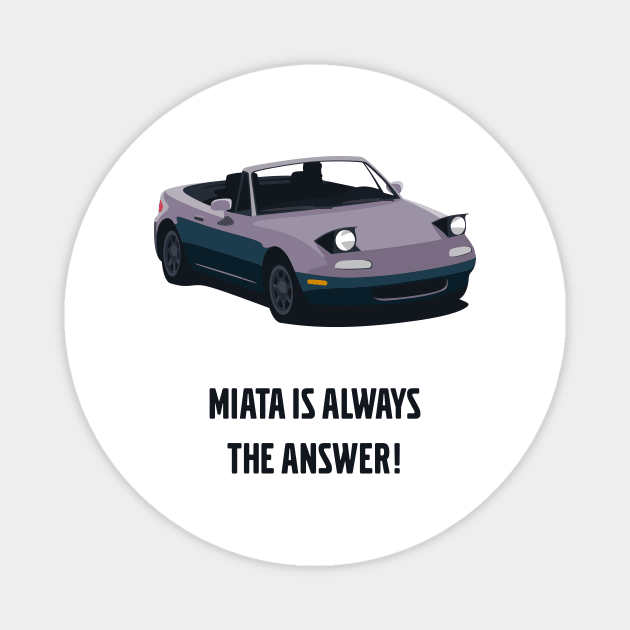 Mazda Miata Magnet by TheArchitectsGarage